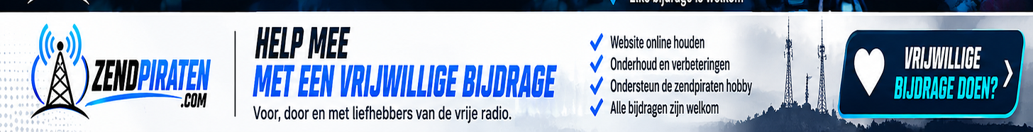 Ondersteun Zendpiraten.com vrijwillig